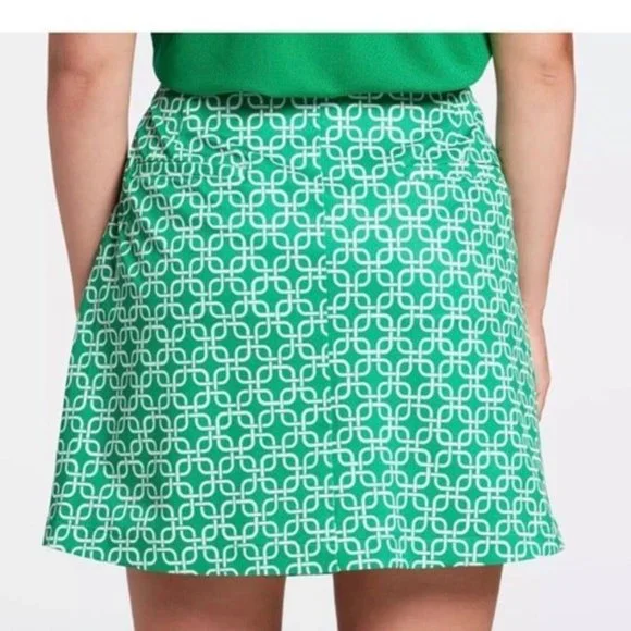 Lady Hagen NWT Sz 14 Links Green Turf Women's 17" Wrap Golf Skort - Picture 4 of 7